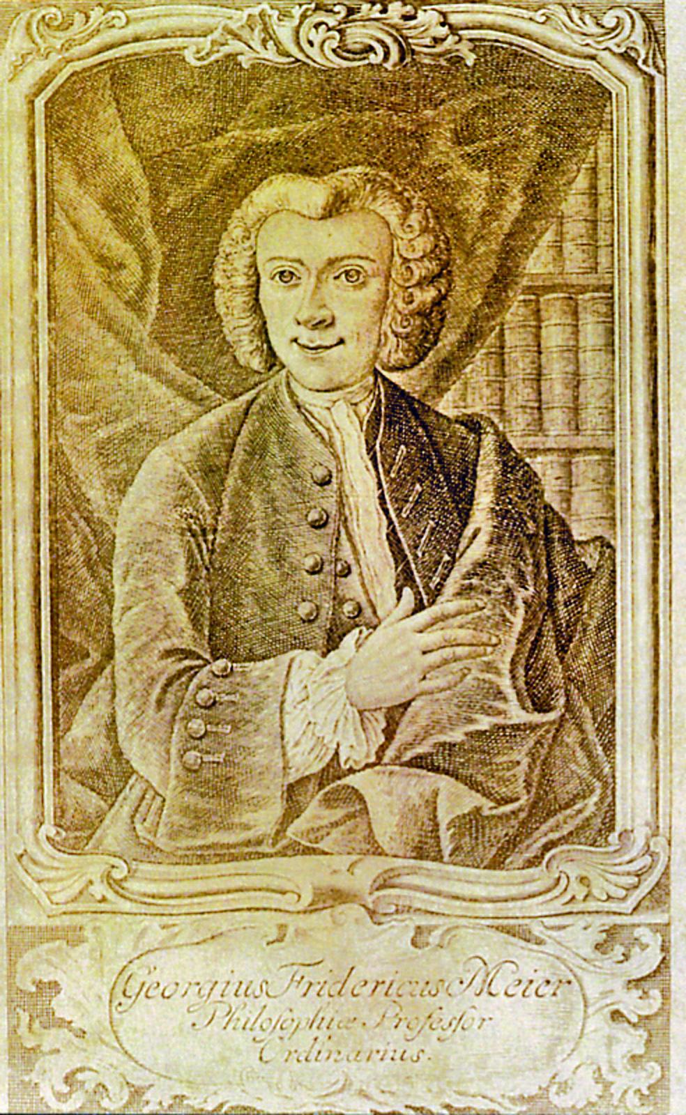 Prof. D. phil. Georg Friedrich Meier (ca. 1817)