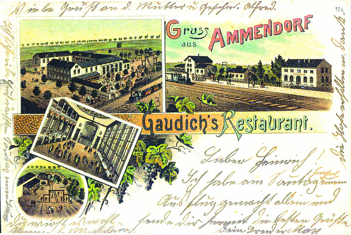Gaudichs Restaurant, Bahnhof (ca. 1894)