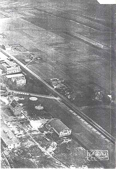 Chemische Fabrik Ammendorf, Luftaufnahme (ca. 1920)