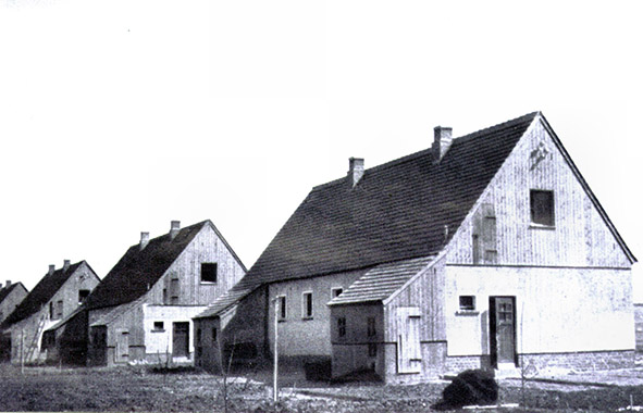1. Bauabschnitt der Siedlung Siebenhufenstraße (ca. 1937)